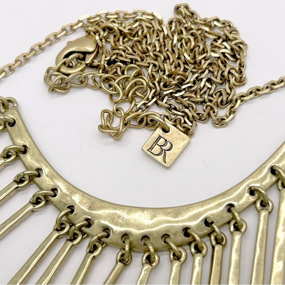 Banana Republic Gold Fringe Necklace - Picture 3 of 3